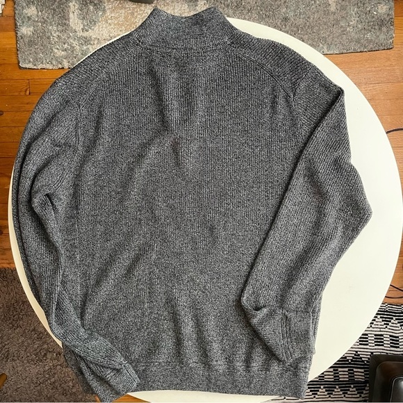 Ted Baker London Lohas Half Zip Pullover Sweater Gray Size 5 US Men’s Size XL - Picture 5 of 8